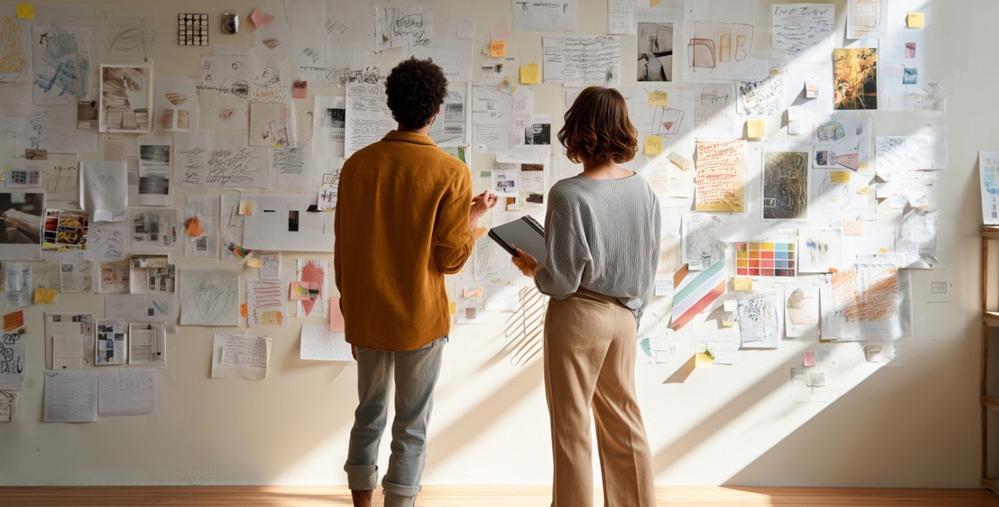 Visual illustration of Northern Sky Design Studio’s client types and collaborative design engagements