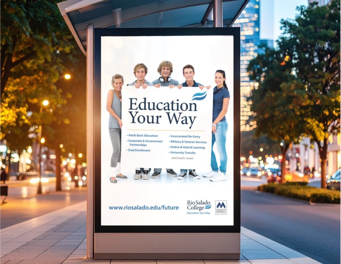 Branded marketing collateral and graphic design assets by Northern Sky Design Studio, including print materials and digital layouts that reinforce brand consistency.