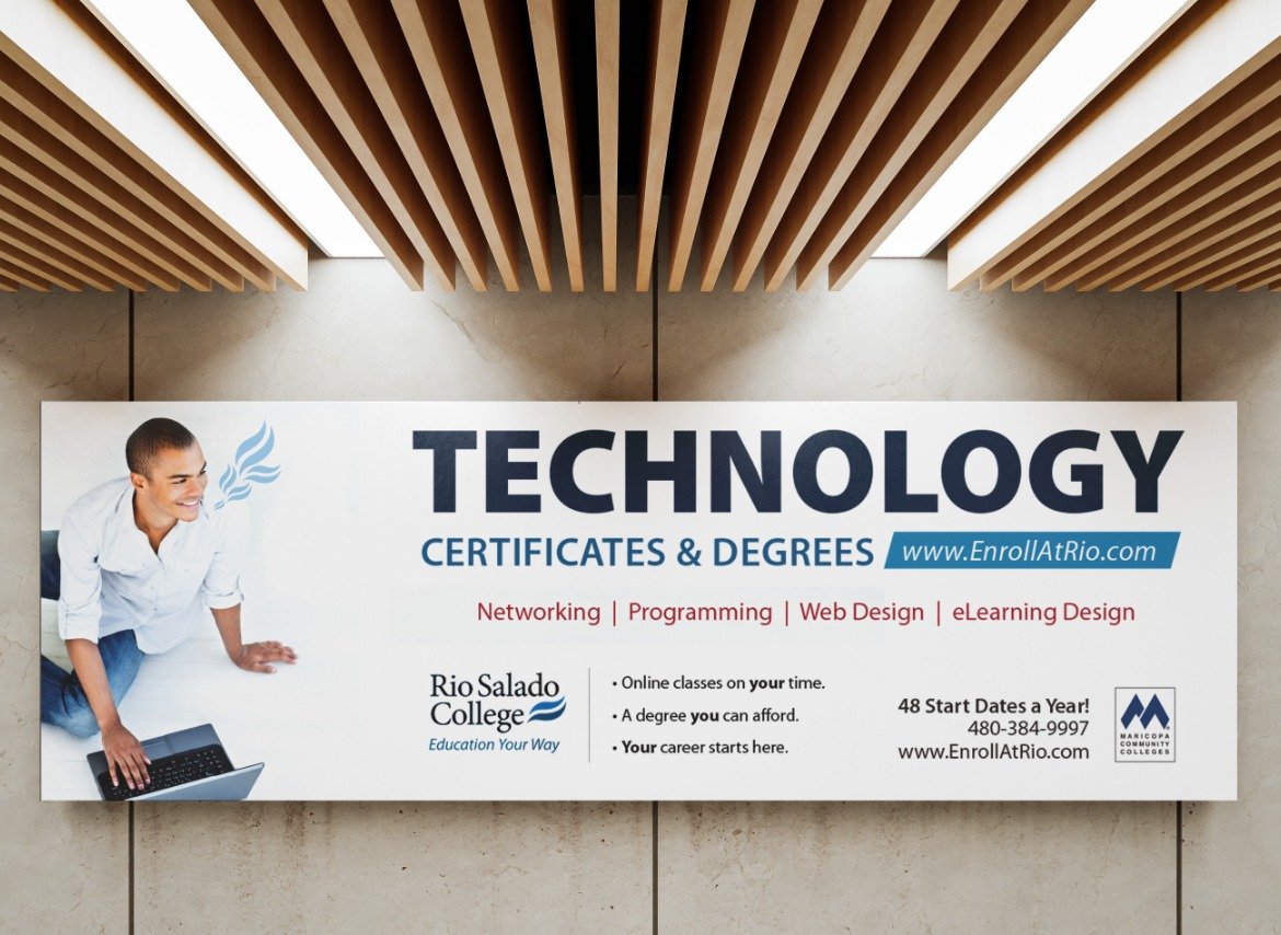 Graphic design for large-format billboard ad by Northern Sky Design Studio, showcasing high-contrast visuals and clear messaging for outdoor advertising effectiveness.